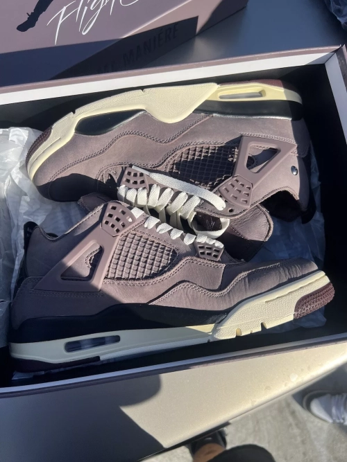 PB Batch  A Ma Maniére x Air Jordan 4 Violet Ore review 