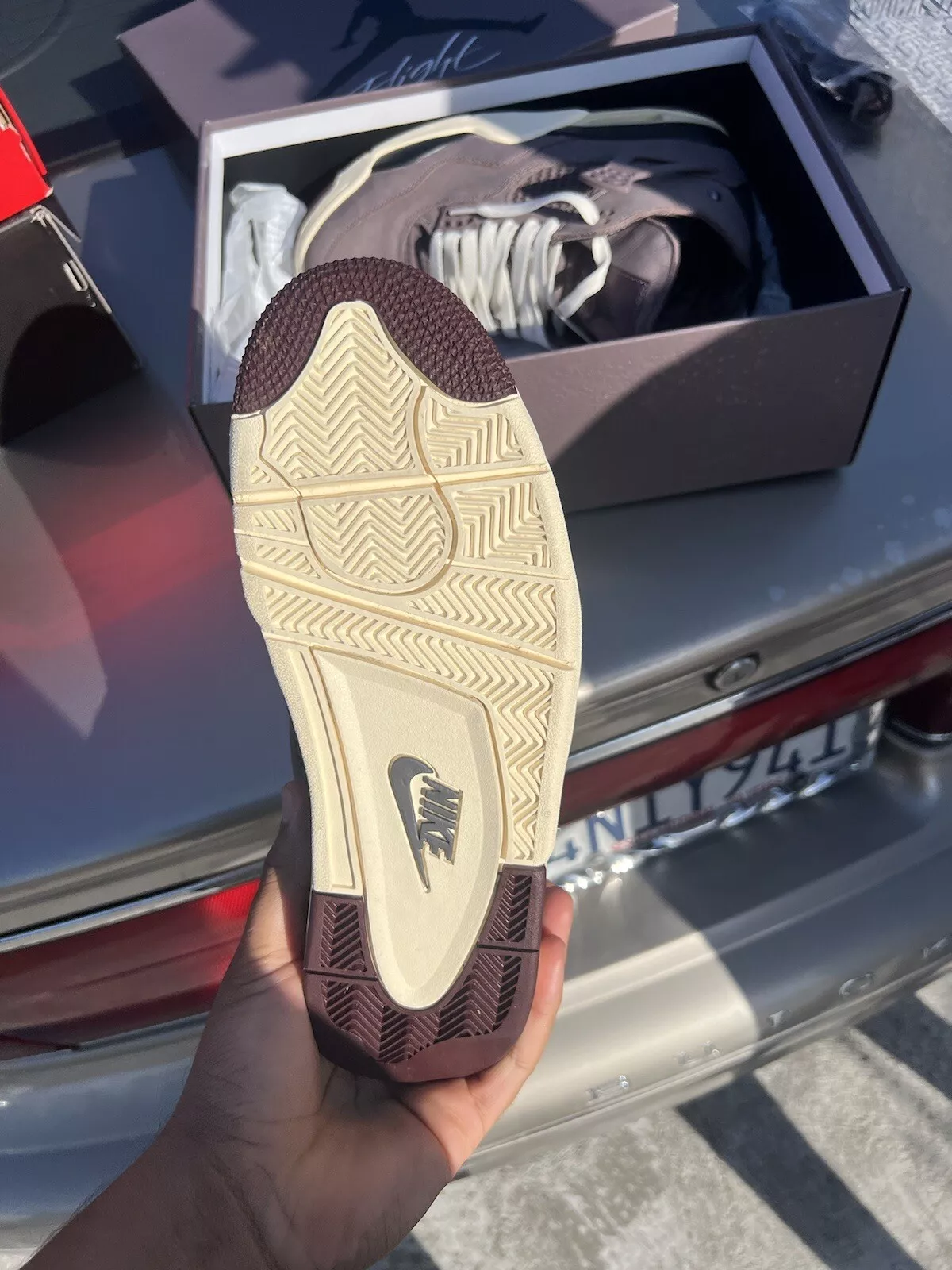 PB Batch  A Ma Maniére x Air Jordan 4 Violet Ore review Lucy569 02