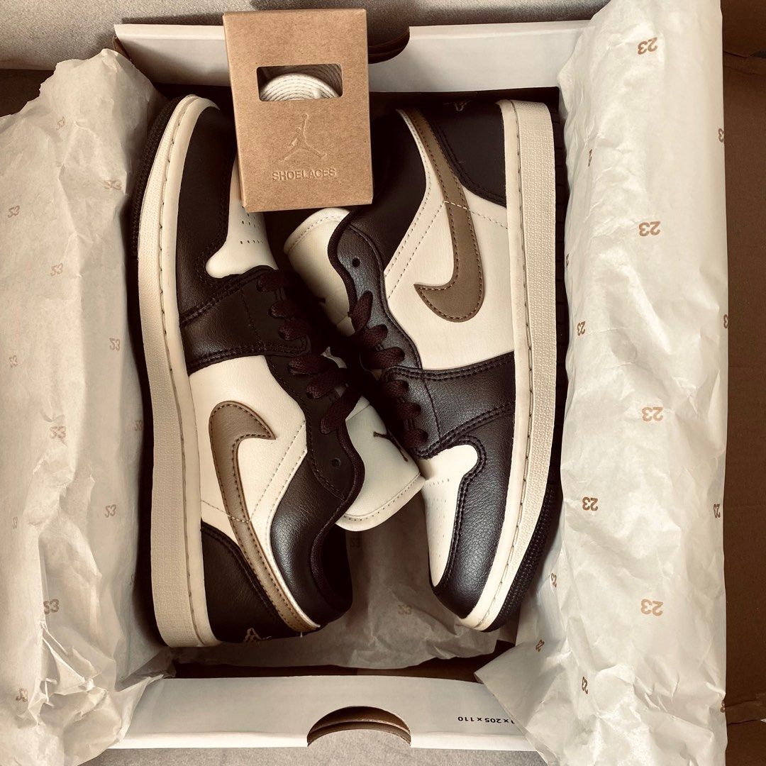 XH Air Jordan 1 Low Black And White Brown review Logan