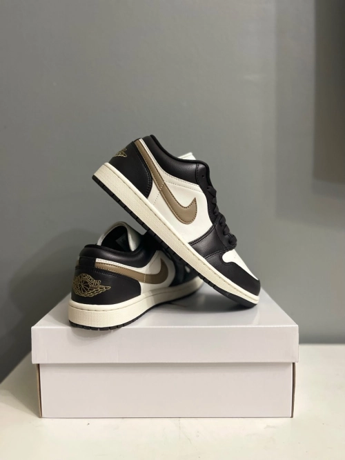 XH Air Jordan 1 Low Black And White Brown review 