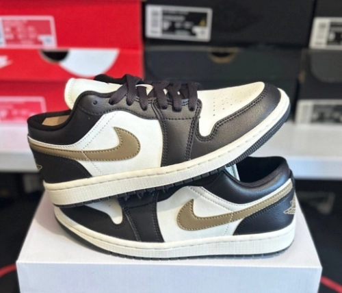 XH Air Jordan 1 Low Black And White Brown review 