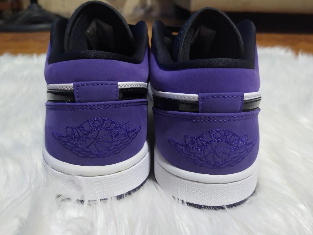 XH Air Jordan 1 Low Court Purple review Ariana 01
