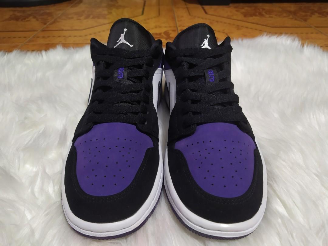 XH Air Jordan 1 Low Court Purple review Ariana 02