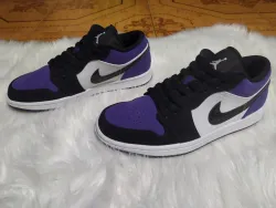 XH Air Jordan 1 Low Court Purple review Ariana 05