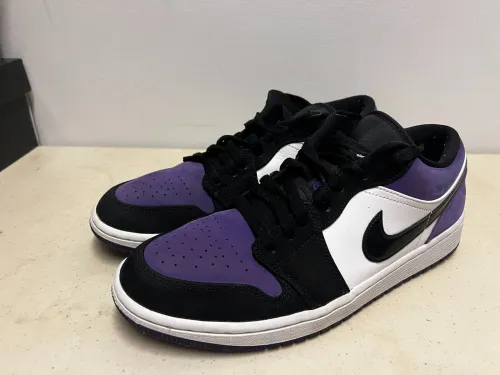 XH Air Jordan 1 Low Court Purple review 