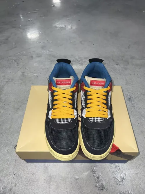 PB Batch  Union LA x Air Jordan 4 Retro SP Off Noir Black review 