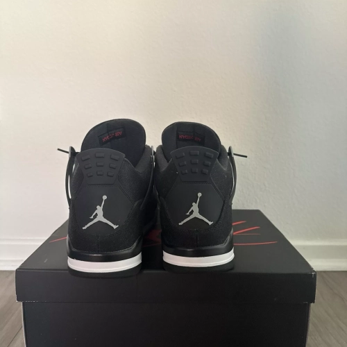 XP Batch  Air Jordan 4 Retro Black Canvas review 