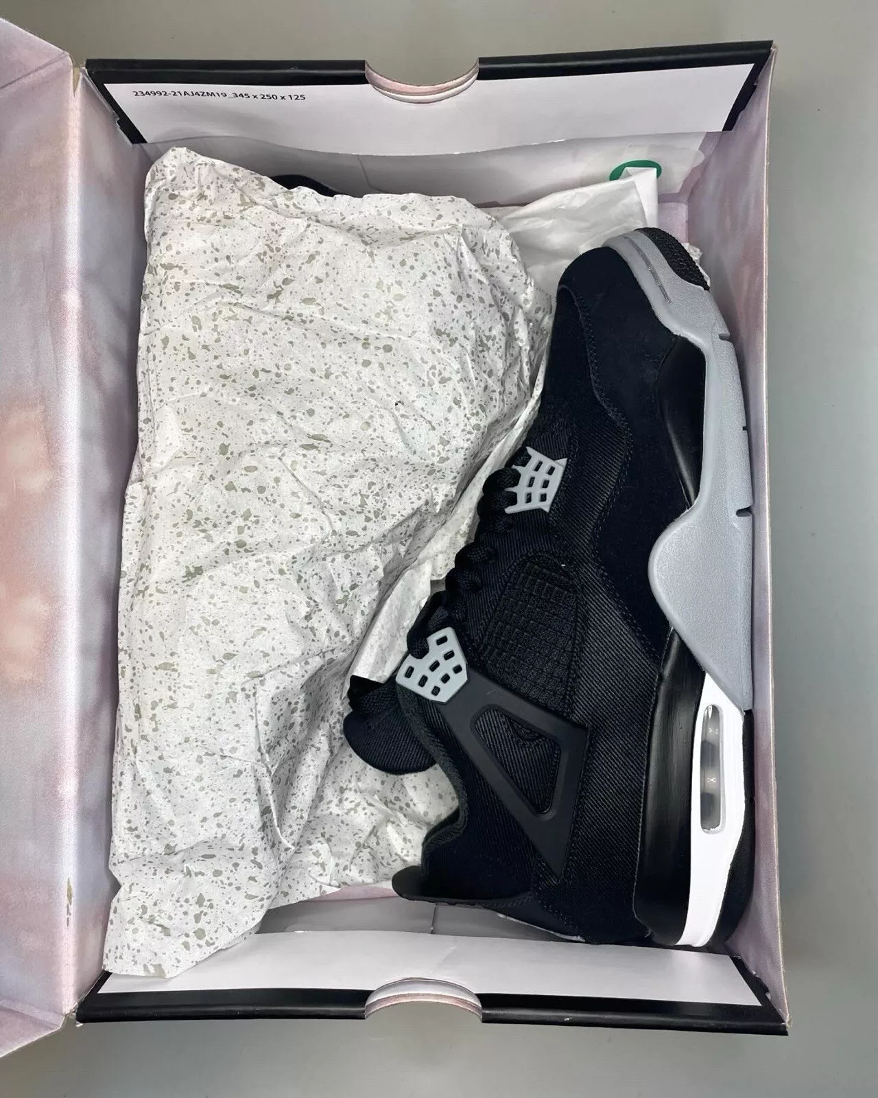 XP Batch  Air Jordan 4 Retro Black Canvas review Radha Diaz 02