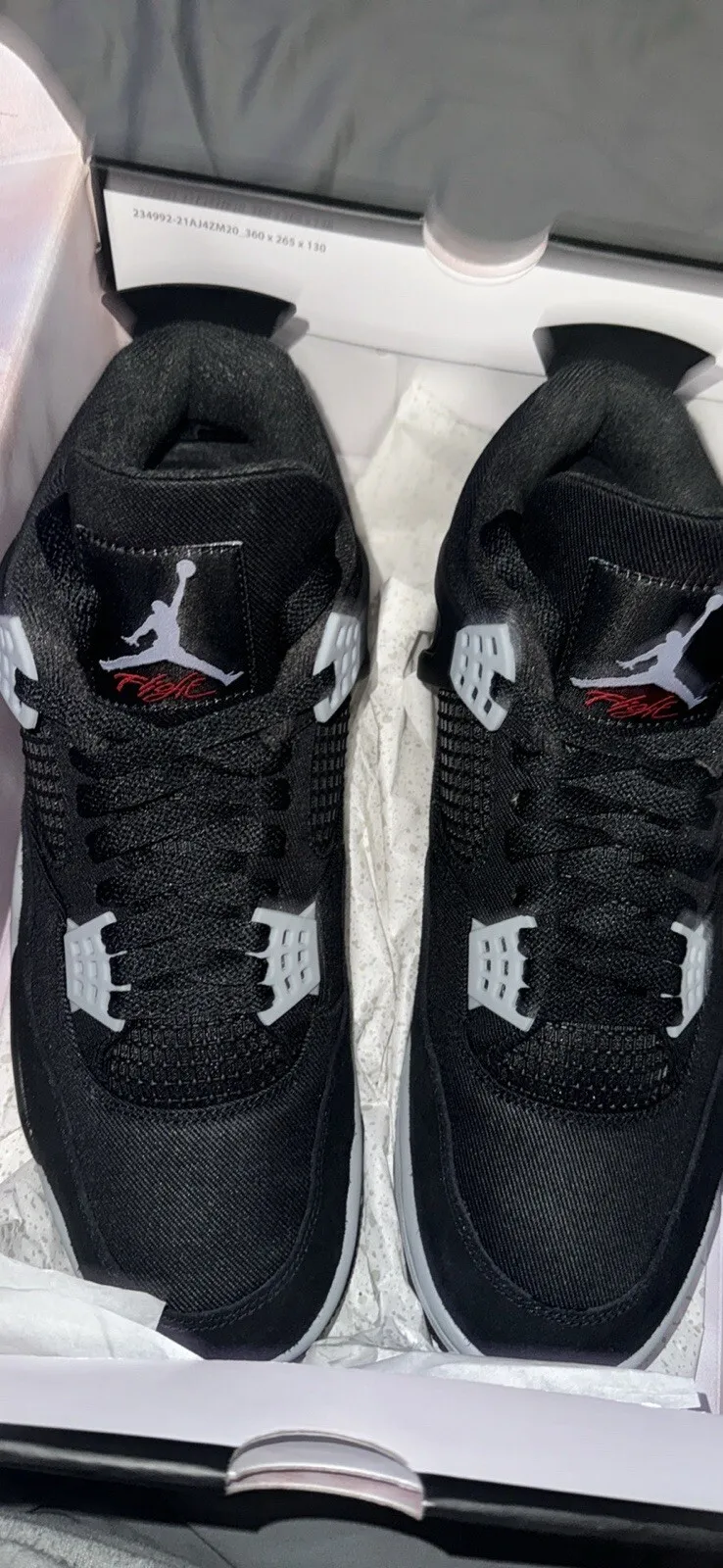 XP Batch  Air Jordan 4 Retro Black Canvas review JUTIN AQUINO 02