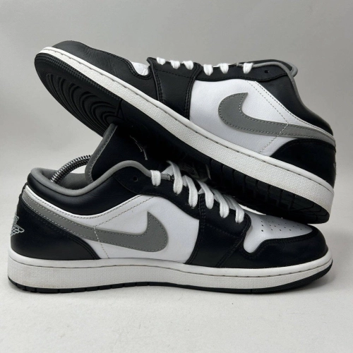 XH Air Jordan 1 Low Black and White Gray review 