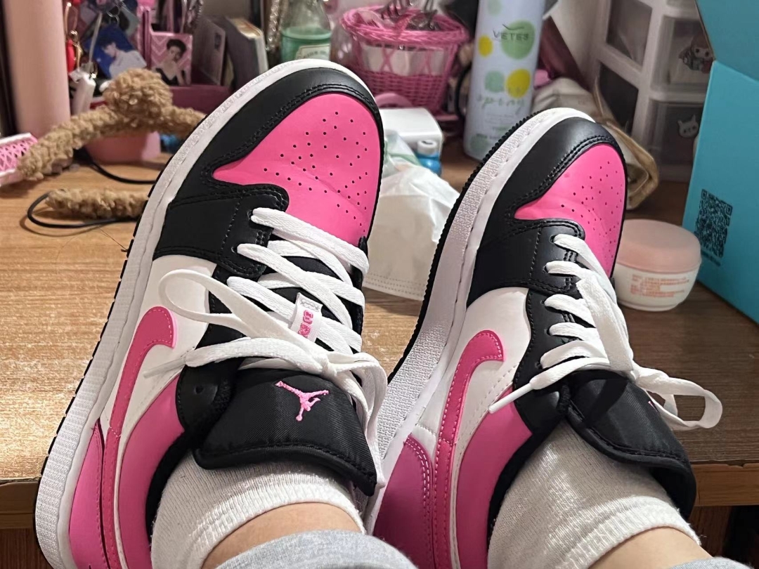 XH Air Jordan 1 Low(GS) Pinksicle review Amelia