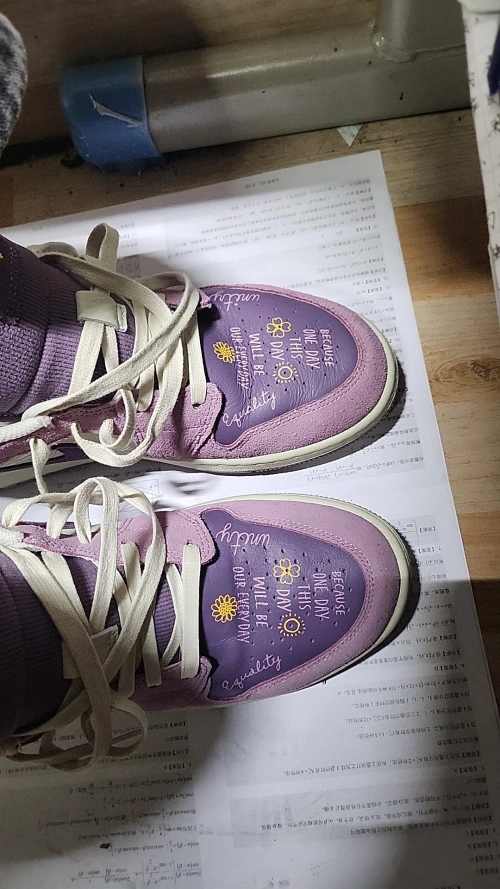 XH Air Jordan 1 Low “International Women's Day”Retro purple review 
