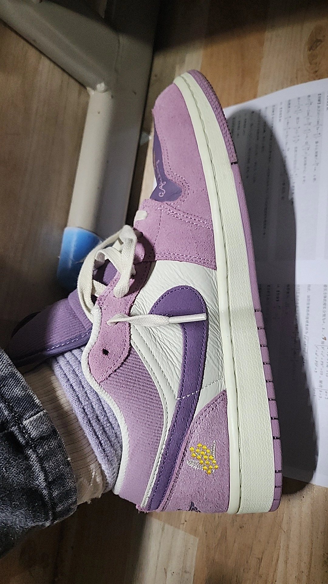 XH Air Jordan 1 Low “International Women's Day”Retro purple review Lucas 03
