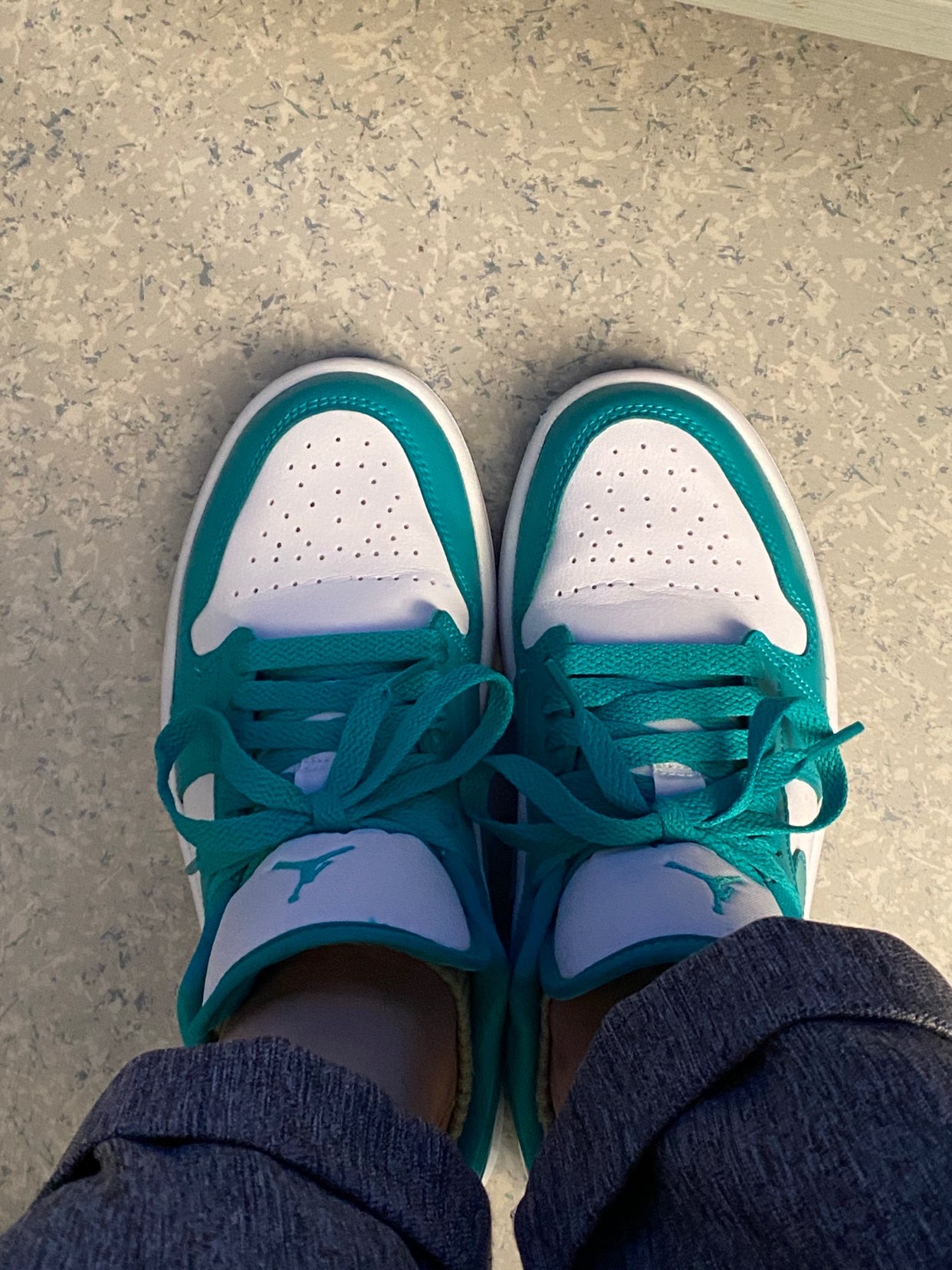 XH Air Jordan aj1 Low Vintage White Green review Noah