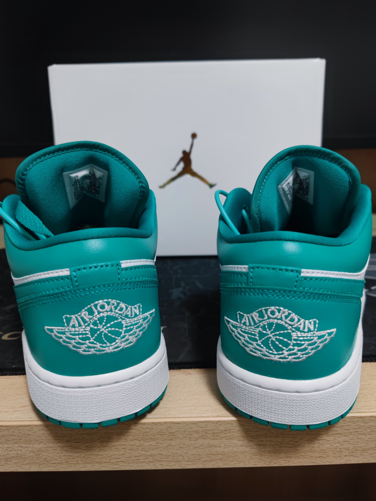 XH Air Jordan aj1 Low Vintage White Green review Lucas 02