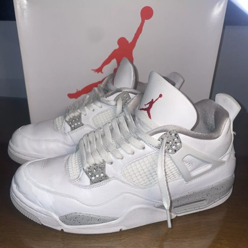 XP Batch   Air Jordan 4 Retro White Oreo review 