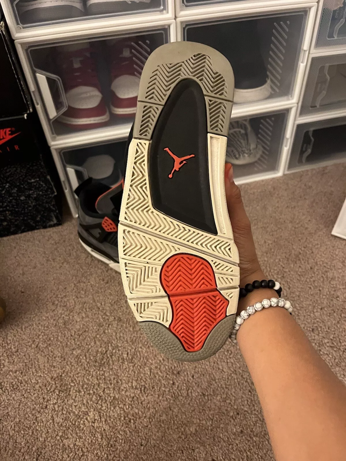 XP Batch  Air Jordan 4 Red Glow Infrared review Jacky AS 03