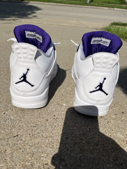 XP Batch  Air Jordan 4 Retro Purple Metallic review Sherade Allen 02