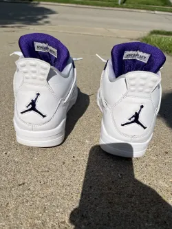XP Batch  Air Jordan 4 Retro Purple Metallic review Sherade Allen 02