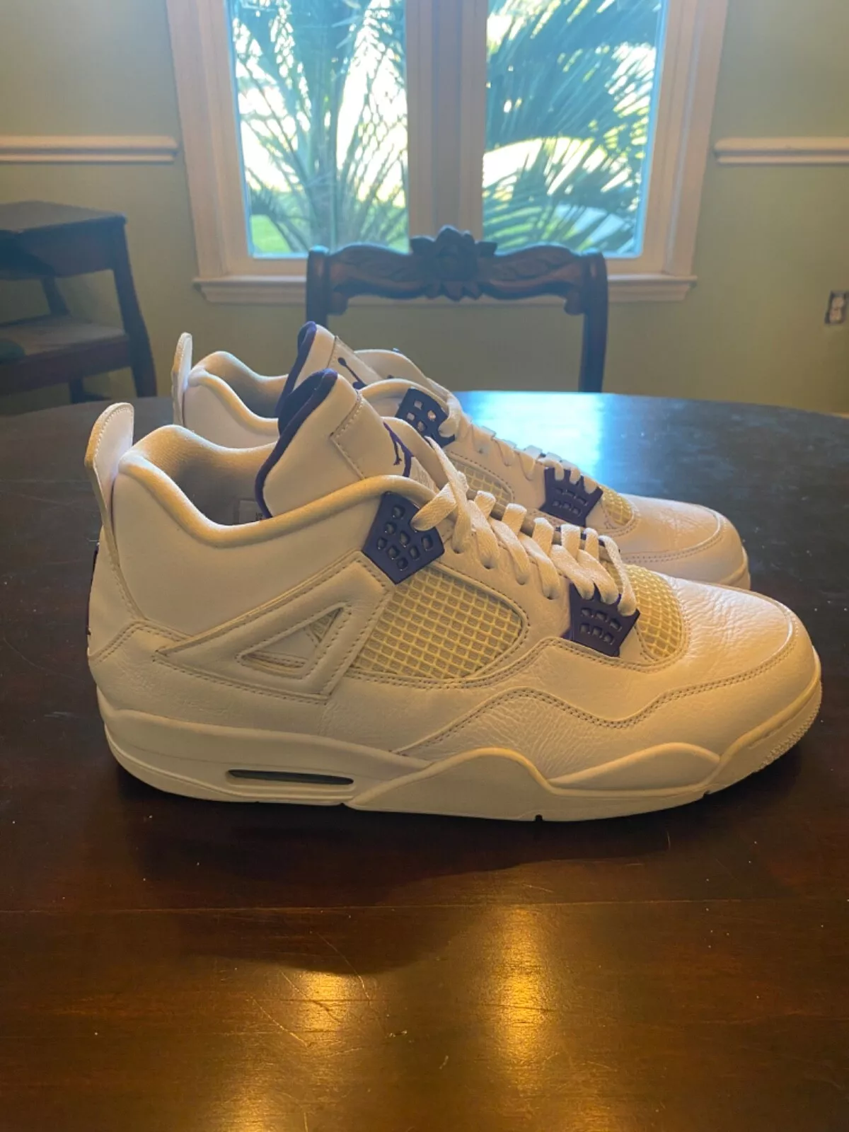 XP Batch  Air Jordan 4 Retro Purple Metallic review Gamaliel Pue 02