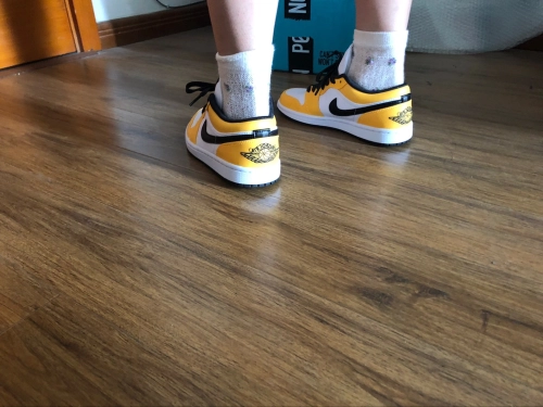 XH Air Jordan 1 Low Laser Orange review 