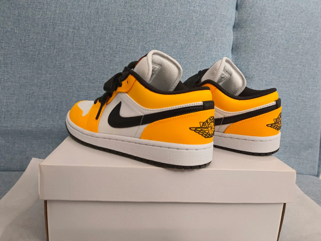 XH Air Jordan 1 Low Laser Orange review Penelope 02