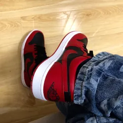 XH Air Jordan 1 "Satin Bred" review Jasmine
