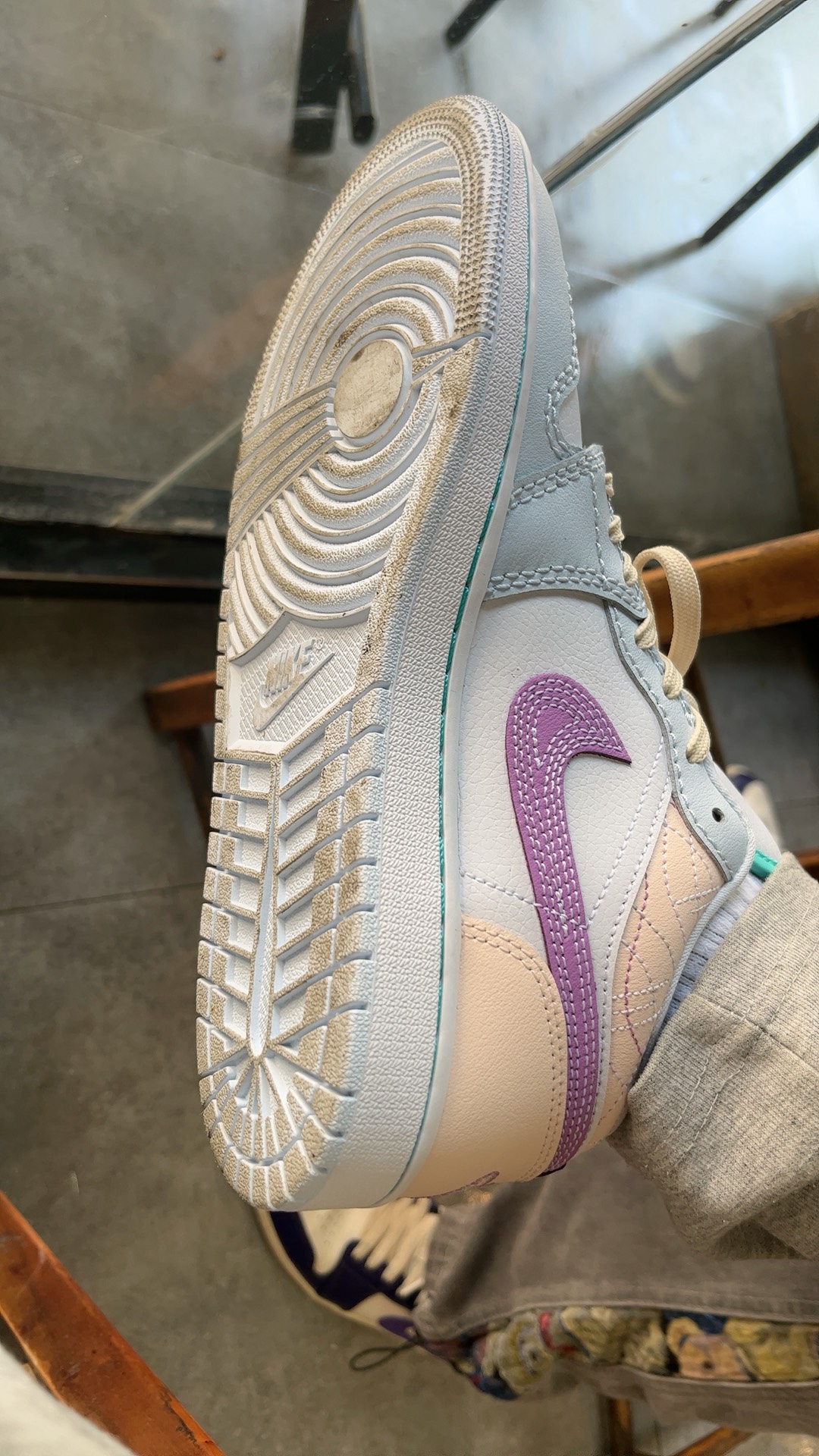 XH Air Jordan 1 Low Sashiko Multi-Color review Aaron 01