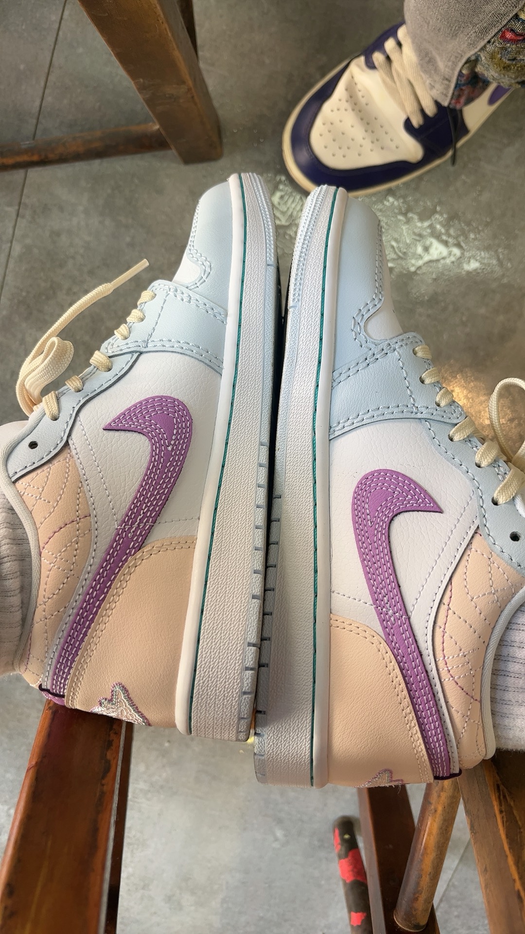 XH Air Jordan 1 Low Sashiko Multi-Color review Aaron 03