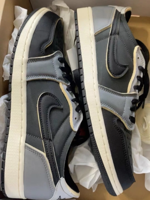 XH Air Jordan 1 Low Black Grey review 