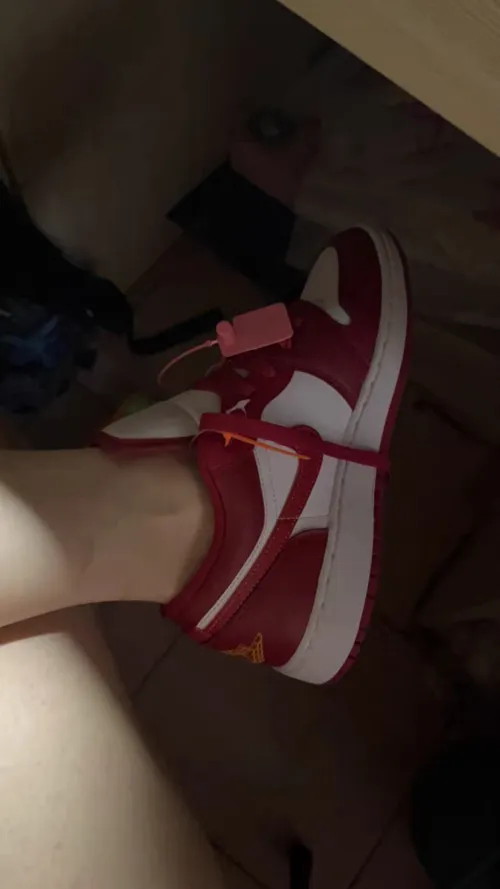 XH Air Jordan 1 Low Whiter'Red review 