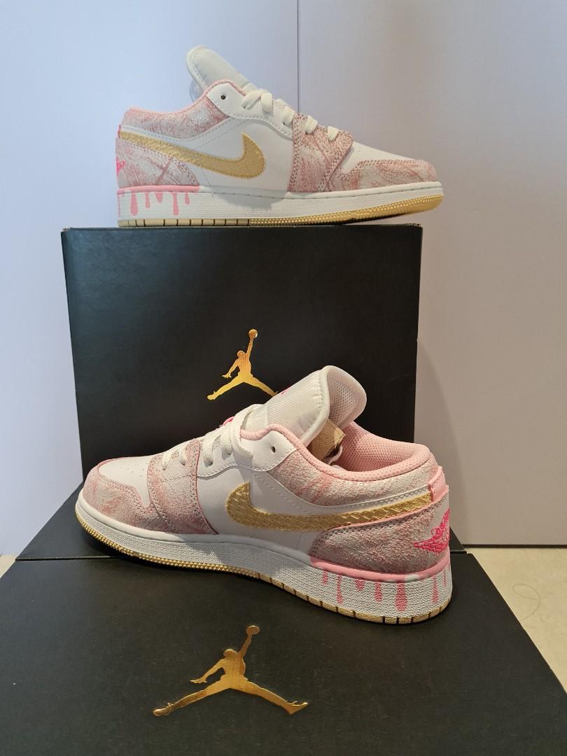 XH Air Jordan 1 Low SE GS Paint Drip review Penelope 02