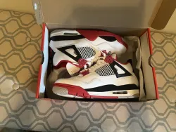 XP Batch  Air Jordan 4 Fire Red review Steven T. 01