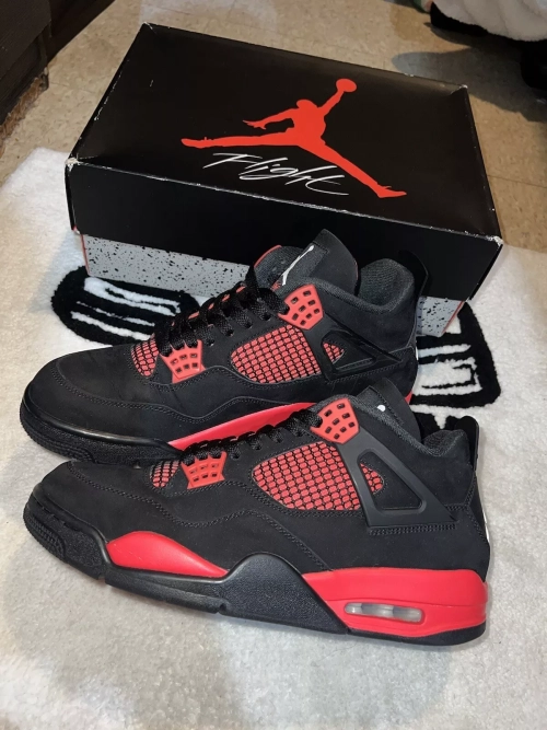 PB Batch Air Jordan 4 Red Thunder review 