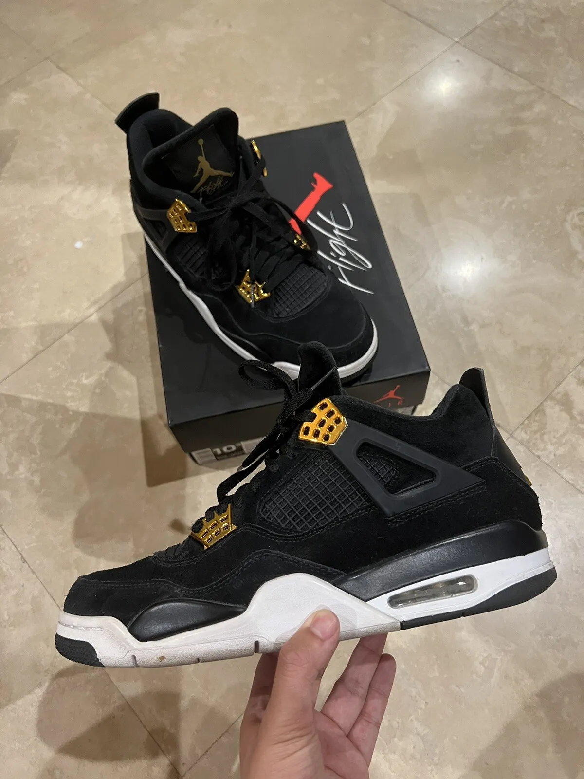 A1 Batch Air Jordan 4 Retro Royalty review Mr crabs 02