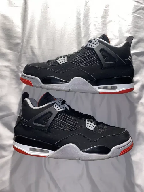 PB Batch Air Jordan 4 Retro Bred review 