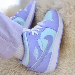 MID Air Jordan 1 Mid Purple Pulse review Julia