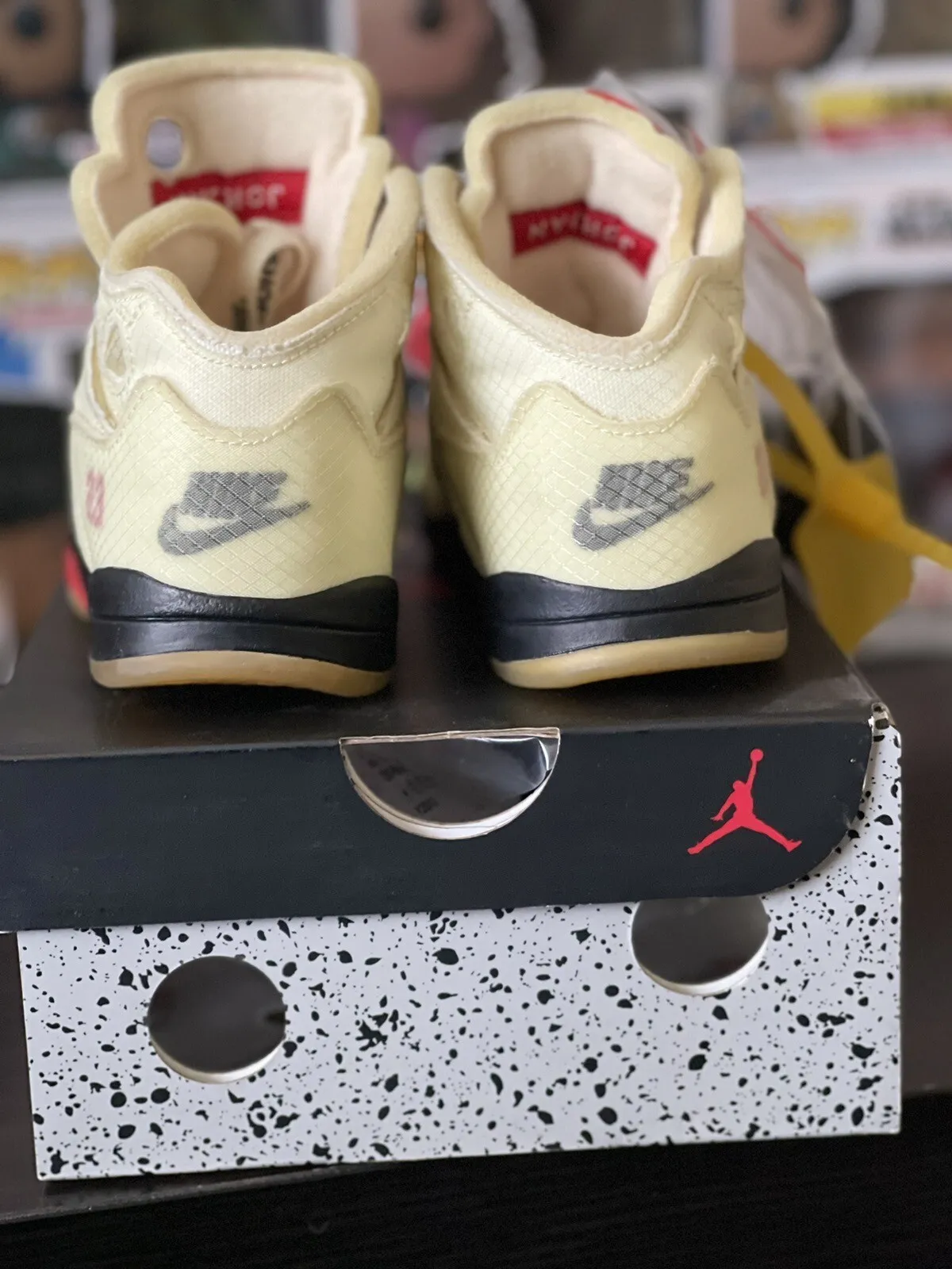BS OFF White x Air Jordan 5 Retro SP Sail review Bargin Shopper 01