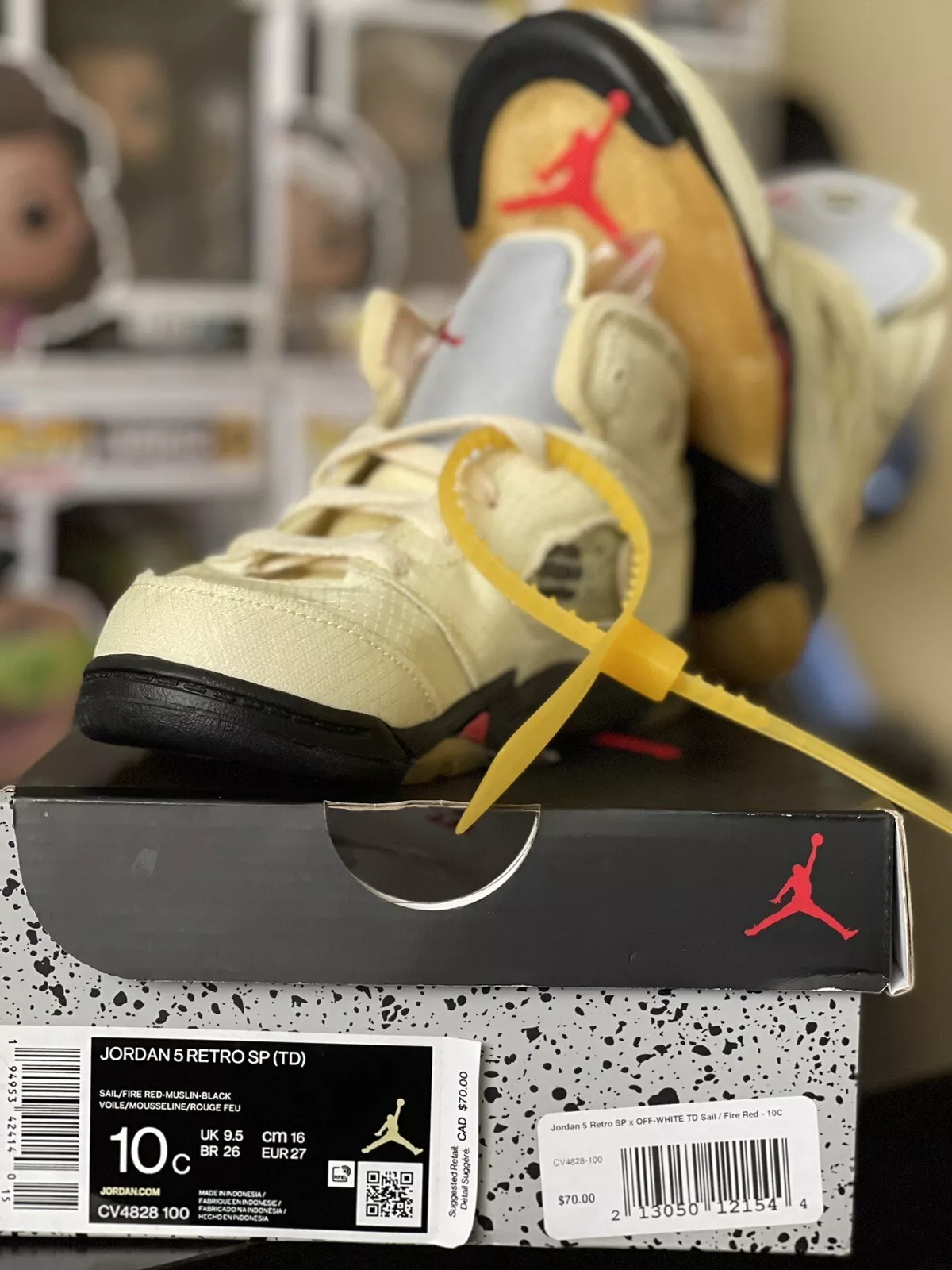 BS OFF White x Air Jordan 5 Retro SP Sail review Bargin Shopper 02