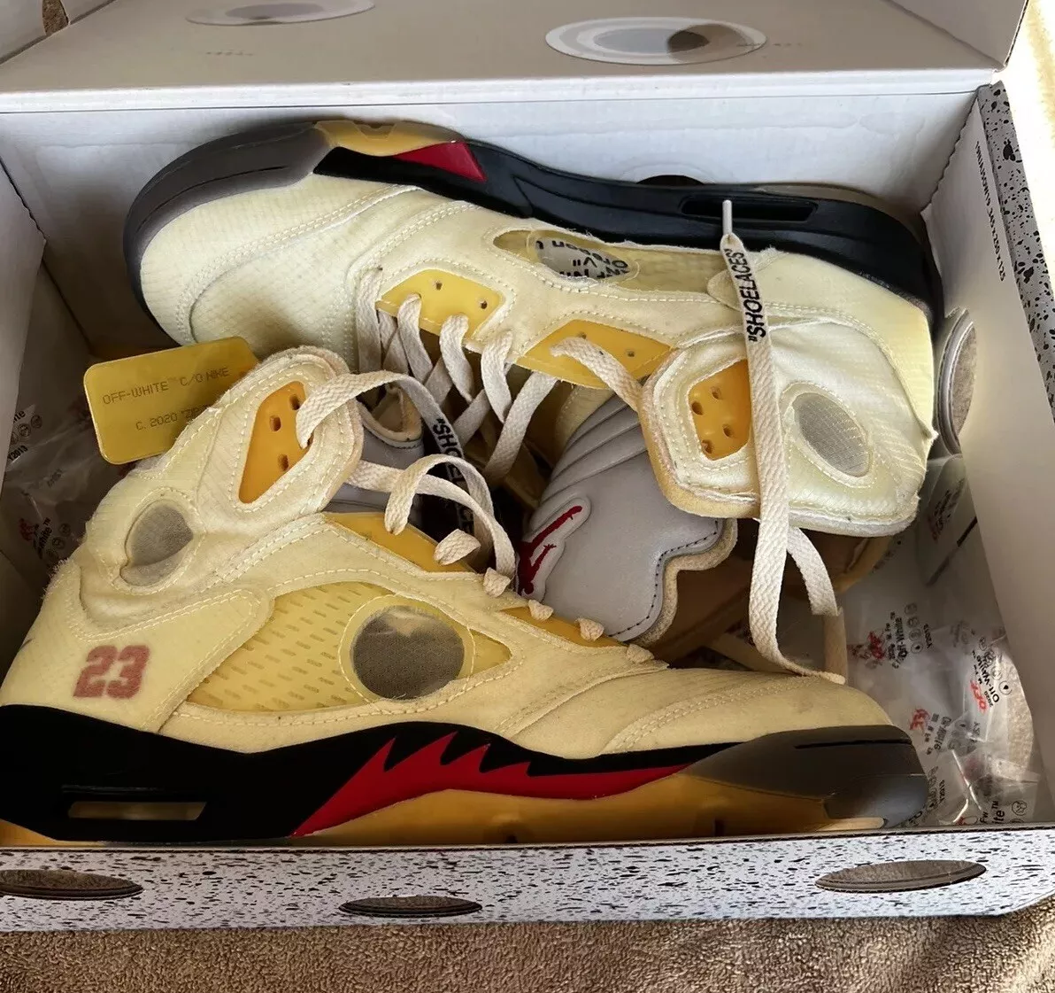 BS OFF White x Air Jordan 5 Retro SP Sail review Jared 02