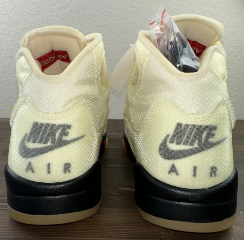 BS OFF White x Air Jordan 5 Retro SP Sail review 