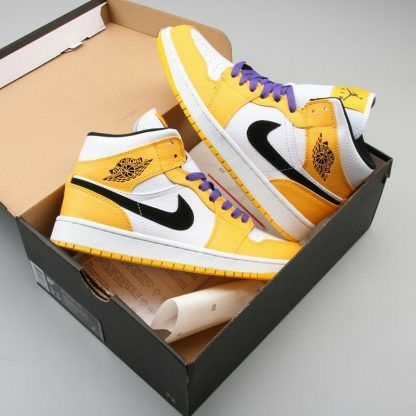 MID Air Jordan 1 Mid SE Lakers review Fred