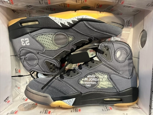 BS  OFF-WHITE x Air Jordan 5 review 