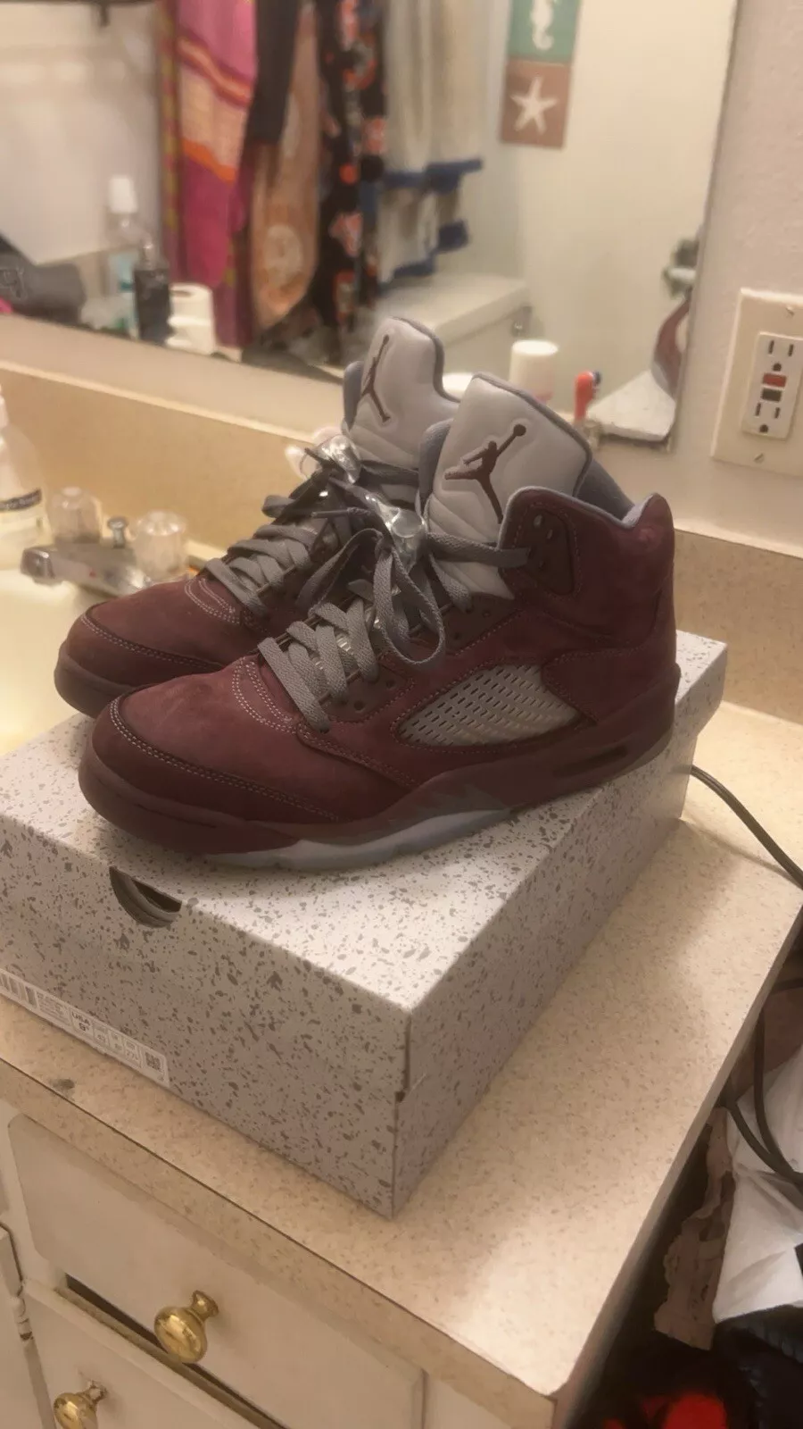 Q4 Air Jordan 5 “Burgundy” review David Robinson 02