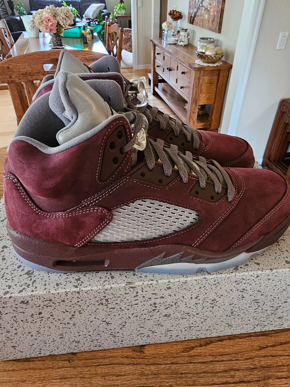 Q4 Air Jordan 5 “Burgundy” review Alex