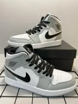 MID Air Jordan 1 Mid Light Smoke Grey 554724-092 review Kelly