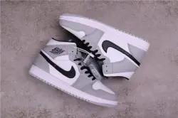 MID Air Jordan 1 Mid Light Smoke Grey 554724-092 review Max
