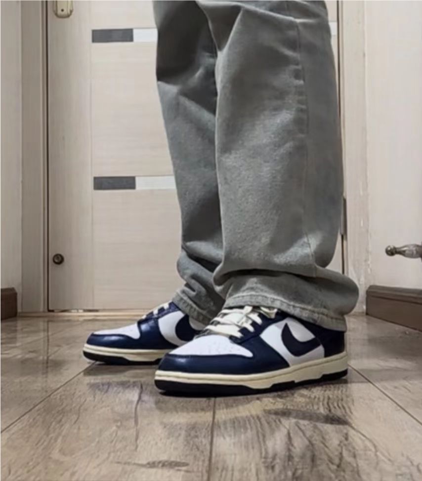 M Batch Nike Dunk Low Midnight Navy and White review Cliente