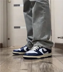 M Batch Nike Dunk Low Midnight Navy and White review Cliente 