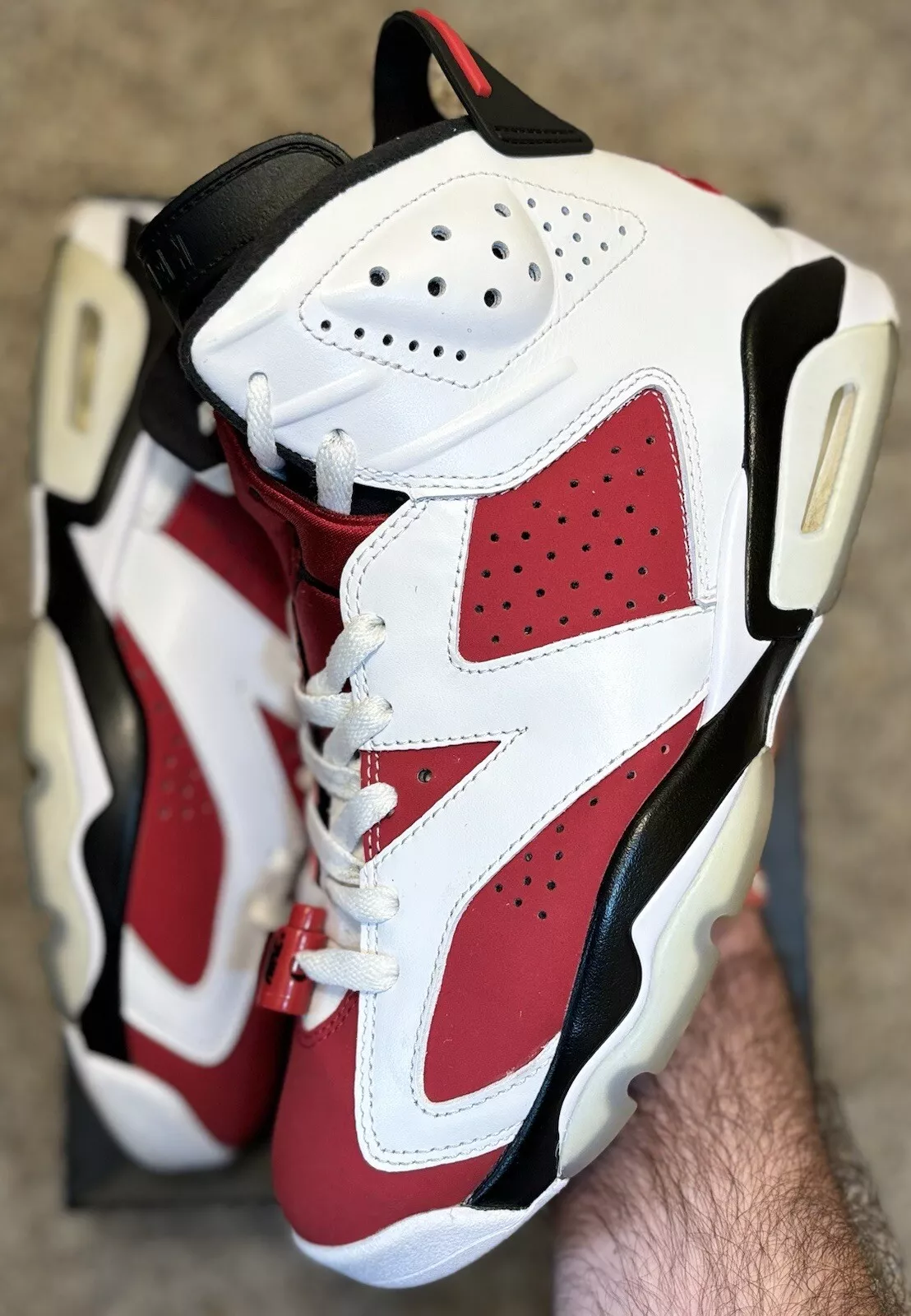 Q4  Air Jordan 6 CarMine review 0